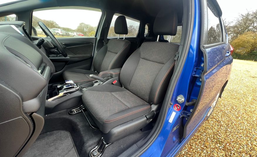 HONDA JAZZ / FIT 2013, S PACKAGE, 1.5 PETROL HYBRID FULLY LOADED, 5 SEATER, PEARL BLUE PAINT, BLACK CLOTH INTERIOR