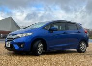 HONDA JAZZ / FIT 2013, S PACKAGE, 1.5 PETROL HYBRID FULLY LOADED, 5 SEATER, PEARL BLUE PAINT, BLACK CLOTH INTERIOR