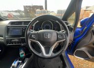 HONDA JAZZ / FIT 2013, S PACKAGE, 1.5 PETROL HYBRID FULLY LOADED, 5 SEATER, PEARL BLUE PAINT, BLACK CLOTH INTERIOR