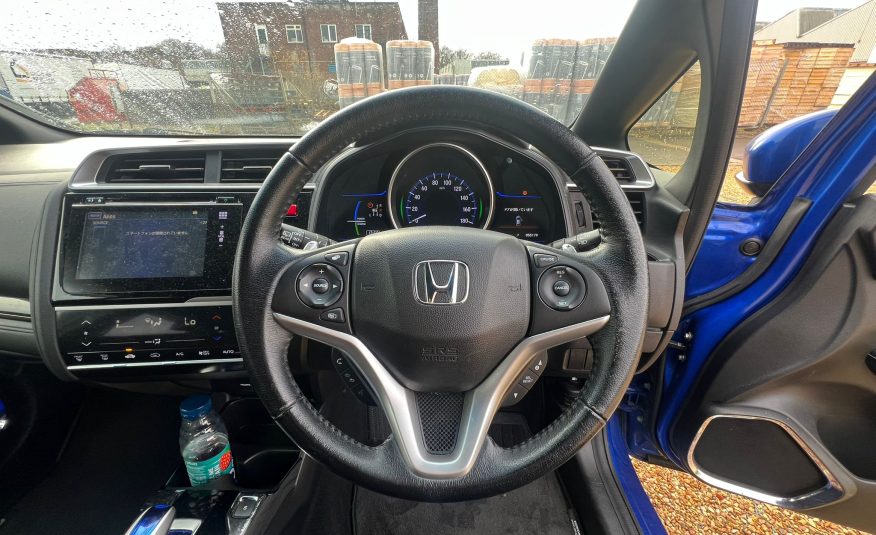 HONDA JAZZ / FIT 2013, S PACKAGE, 1.5 PETROL HYBRID FULLY LOADED, 5 SEATER, PEARL BLUE PAINT, BLACK CLOTH INTERIOR