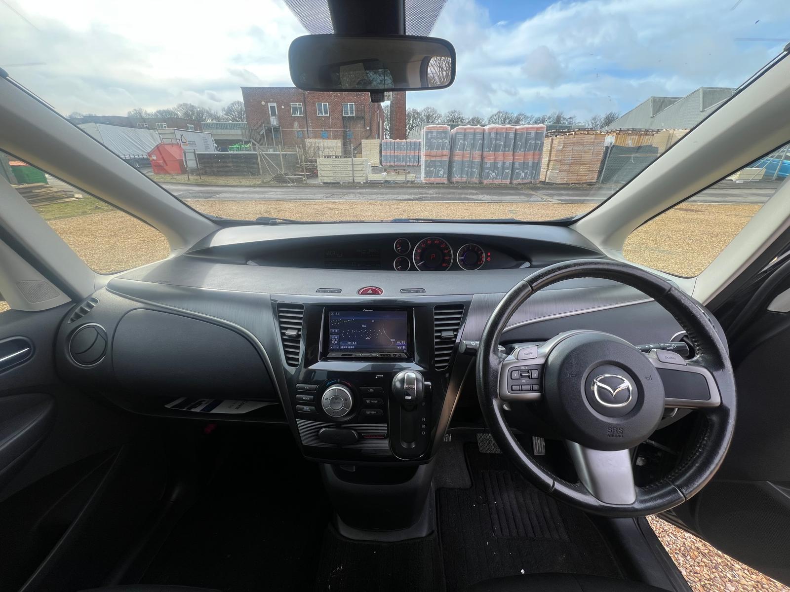 MAZDA BIANTE 2013, I-STOP, 2.0 PETROL FULLY LOADED, 8 SEATER, PEARL BLACK PAINT, BLACK CLOTH INTERIOR