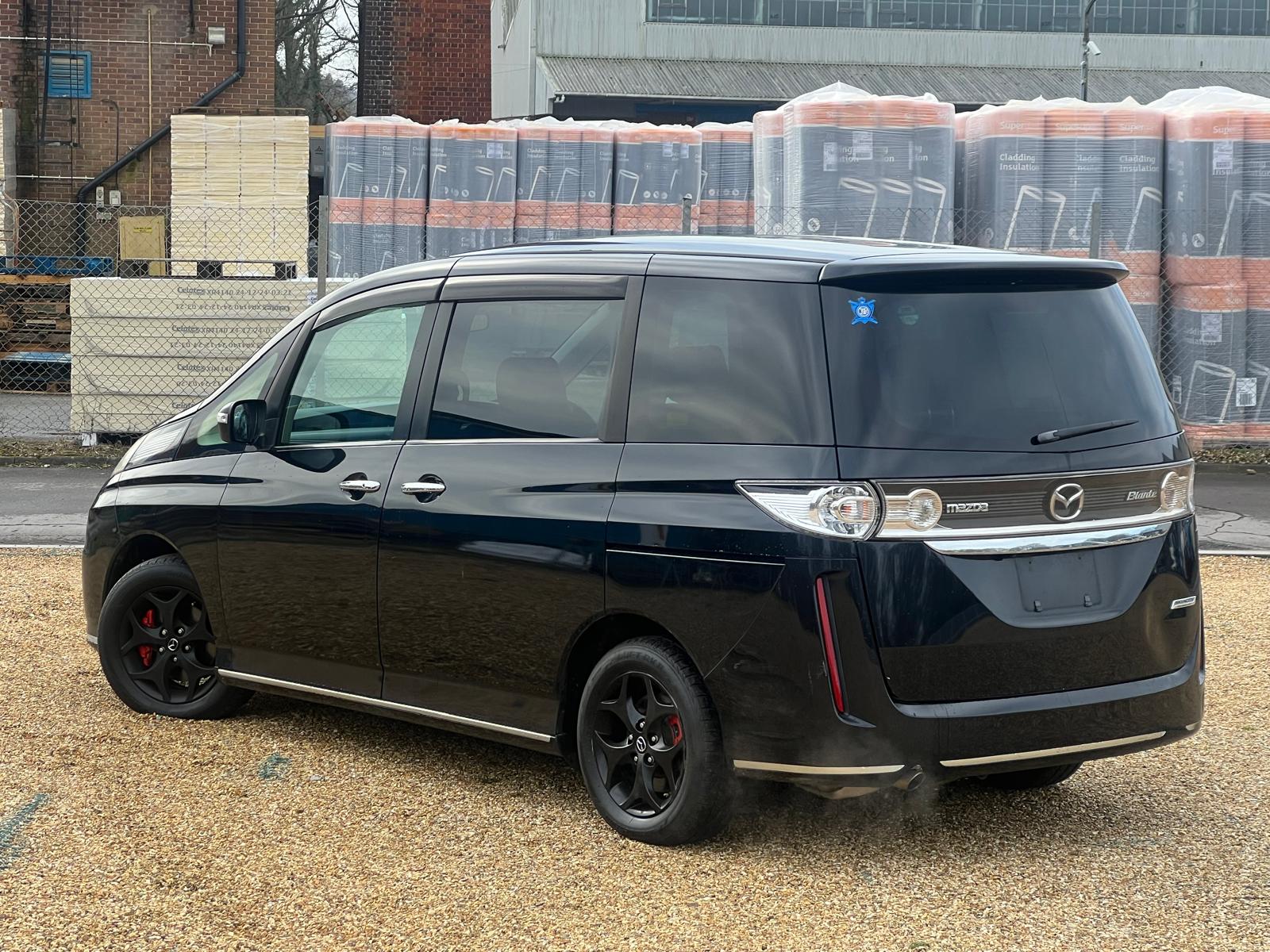 MAZDA BIANTE 2013, I-STOP, 2.0 PETROL FULLY LOADED, 8 SEATER, PEARL BLACK PAINT, BLACK CLOTH INTERIOR