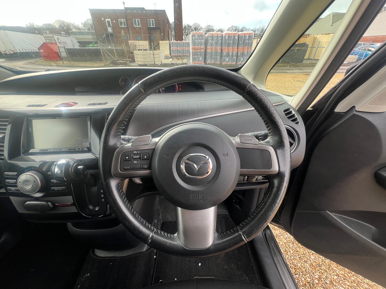 MAZDA BIANTE 2013, I-STOP, 2.0 PETROL FULLY LOADED, 8 SEATER, PEARL BLACK PAINT, BLACK CLOTH INTERIOR