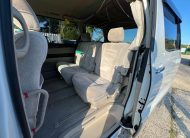 TOYOTA ALPHARD 2002, L EDITION, 3.0 V6 PETROL / LPG FULLY LOADED, 5 SEATER REAR CONVERSION , PEARL WHITE PAINT, BEIGE CLOTH INTERIOR