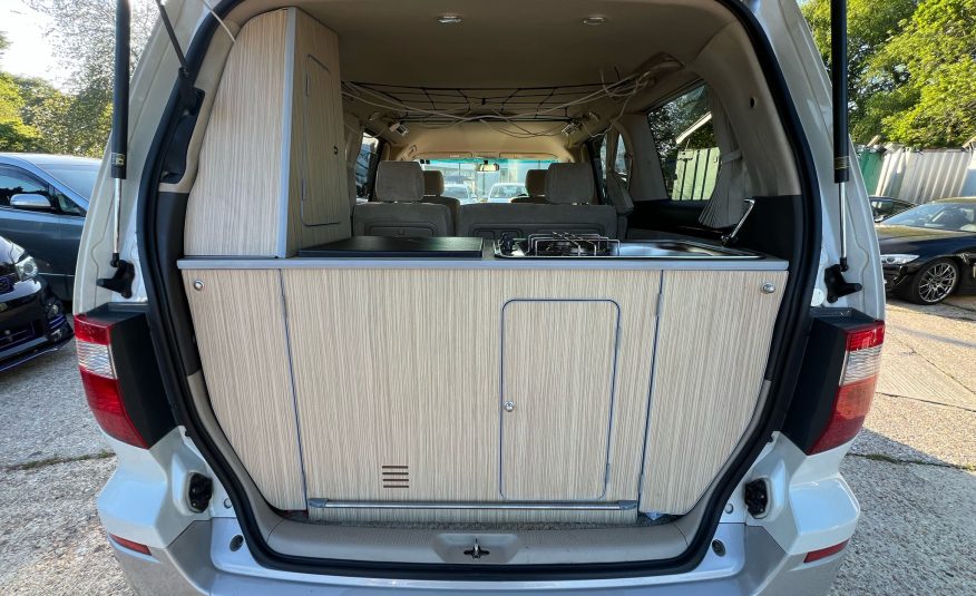 TOYOTA ALPHARD 2002, L EDITION, 3.0 V6 PETROL / LPG FULLY LOADED, 5 SEATER REAR CONVERSION , PEARL WHITE PAINT, BEIGE CLOTH INTERIOR