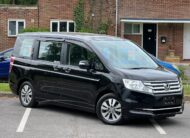 HONDA STEPWAGON 2014, SPADA, 2.0 PETROL FULLY LOADED, 7 SEATER, SUNROOF, PEARL BLACK PAINT, BLACK LEATHER INTERIOR