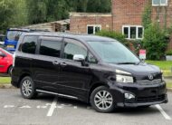 TOYOTA VOXY 2012, X EDITION, 2.0 PETROL FULLY LOADED, 8 SEATER, ALLOYS, DARK VIOLET PEARL METALLIC PAINT, BLACK CLOTH INTERIOR