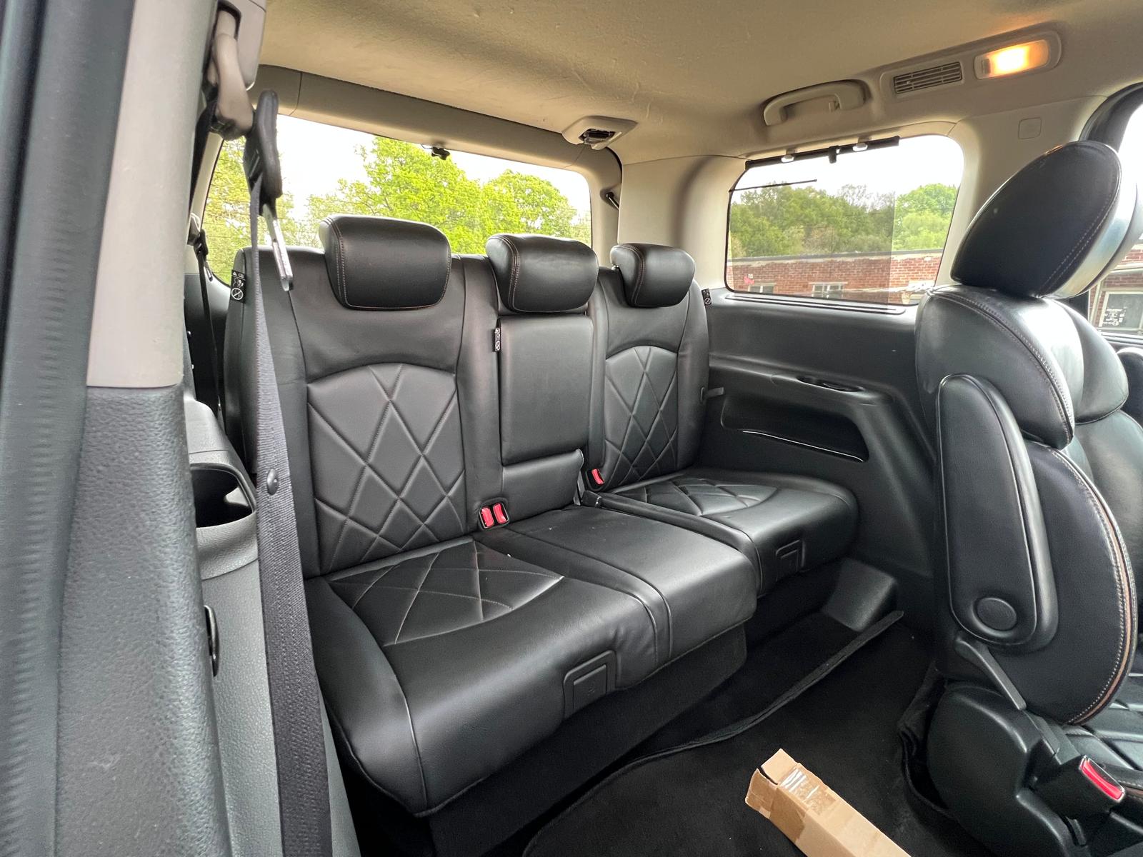 NISSAN ELGRAND 2014, HIGHWAY STAR 3.5 V6 PETROL FULLY LOADED, 7 SEATER, SUNROOF, PEARL GREY PAINT, BLACK LEATHER INTERIOR