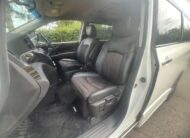 NISSAN ELGRAND 2015, HIGHWAY STAR 2.5 PETROL FULLY LOADED, 7 SEATER, PEARL WHITE PAINT, BLACK HALF LEATHER INTERIOR