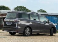 NISSAN ELGRAND 2014, HIGHWAY STAR 3.5 V6 PETROL FULLY LOADED, 7 SEATER, SUNROOF, PEARL GREY PAINT, BLACK LEATHER INTERIOR