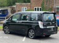 HONDA STEPWAGON 2012, SPADA, 2.0 PETROL FULLY LOADED, 7 SEATER, SUNROOF, PEARL BLACK PAINT, BLACK LEATHER INTERIOR