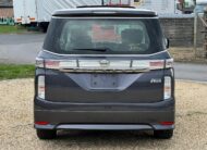NISSAN ELGRAND 2014, HIGHWAY STAR 3.5 V6 PETROL FULLY LOADED, 7 SEATER, SUNROOF, PEARL GREY PAINT, BLACK LEATHER INTERIOR