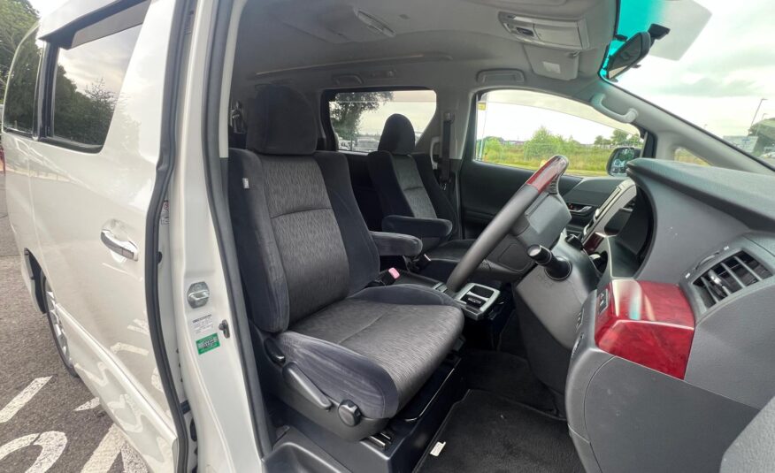 TOYOTA ALPHARD 2009, 240S PRIME SELECTION, 2.4 PETROL FULLY LOADED, 7 SEATER, PEARL WHITE PAINT, BLACK CLOTH INTERIOR