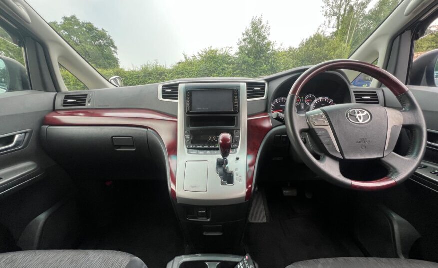 TOYOTA ALPHARD 2009, 240S PRIME SELECTION, 2.4 PETROL FULLY LOADED, 7 SEATER, PEARL WHITE PAINT, BLACK CLOTH INTERIOR