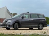 NISSAN ELGRAND 2014, HIGHWAY STAR 3.5 V6 PETROL FULLY LOADED, 7 SEATER, SUNROOF, PEARL GREY PAINT, BLACK LEATHER INTERIOR