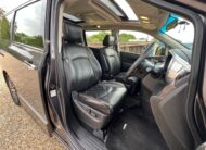 NISSAN ELGRAND 2014, HIGHWAY STAR 3.5 V6 PETROL FULLY LOADED, 7 SEATER, SUNROOF, PEARL GREY PAINT, BLACK LEATHER INTERIOR