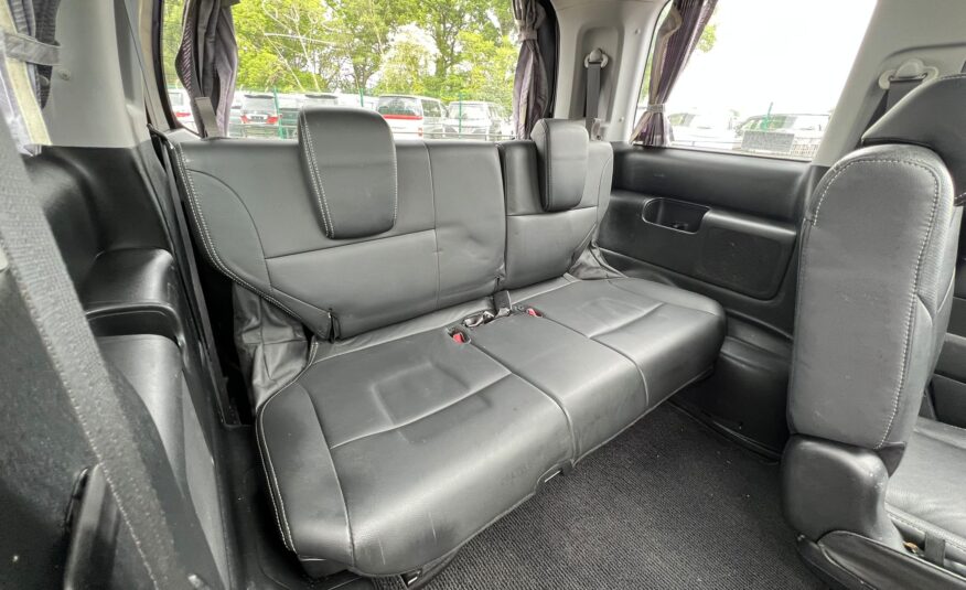 HONDA STEPWAGON 2012, SPADA, 2.0 PETROL FULLY LOADED, 7 SEATER, SUNROOF, PEARL BLACK PAINT, BLACK LEATHER INTERIOR