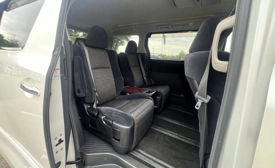 TOYOTA ALPHARD 2009, 240S PRIME SELECTION, 2.4 PETROL FULLY LOADED, 7 SEATER, PEARL WHITE PAINT, BLACK CLOTH INTERIOR