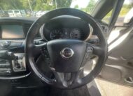 NISSAN ELGRAND 2015, HIGHWAY STAR 2.5 PETROL FULLY LOADED, 7 SEATER, PEARL WHITE PAINT, BLACK HALF LEATHER INTERIOR