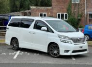 TOYOTA VELLFIRE 2010, 240Z PLATINUM SELECTION, 2.4 PETROL FULLY LOADED, 7 SEATER, WHITE PEARL CRYSTAL SHINE PAINT, BLACK LEATHER INTERIOR