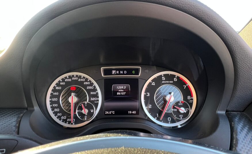 MERCEDES-BENZ A45 AMG 2013, 2.0 DCT PETROL FULLY LOADED, 5 SEATER, POLAR SILVER PAINT, BLACK LEATHER INTERIOR