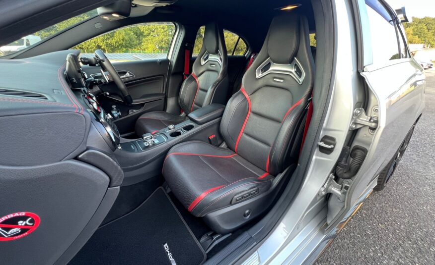 MERCEDES-BENZ A45 AMG 2013, 2.0 DCT PETROL FULLY LOADED, 5 SEATER, POLAR SILVER PAINT, BLACK LEATHER INTERIOR