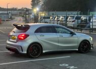 MERCEDES-BENZ A45 AMG 2013, 2.0 DCT PETROL FULLY LOADED, 5 SEATER, POLAR SILVER PAINT, BLACK LEATHER INTERIOR