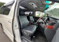 TOYOTA VELLFIRE 2010, 240Z PLATINUM SELECTION, 2.4 PETROL FULLY LOADED, 7 SEATER, WHITE PEARL CRYSTAL SHINE PAINT, BLACK LEATHER INTERIOR