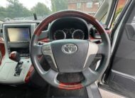 TOYOTA VELLFIRE 2010, 240Z PLATINUM SELECTION, 2.4 PETROL FULLY LOADED, 7 SEATER, WHITE PEARL CRYSTAL SHINE PAINT, BLACK LEATHER INTERIOR