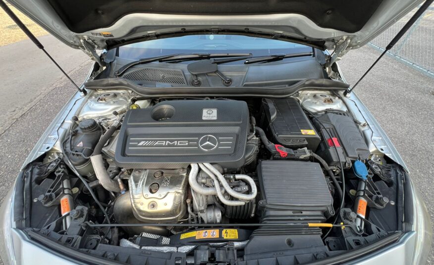 MERCEDES-BENZ A45 AMG 2013, 2.0 DCT PETROL FULLY LOADED, 5 SEATER, POLAR SILVER PAINT, BLACK LEATHER INTERIOR