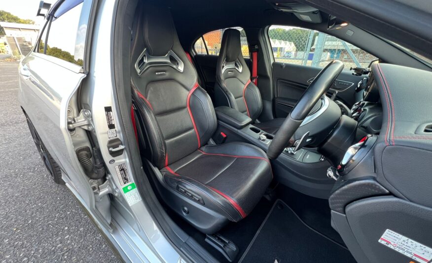 MERCEDES-BENZ A45 AMG 2013, 2.0 DCT PETROL FULLY LOADED, 5 SEATER, POLAR SILVER PAINT, BLACK LEATHER INTERIOR