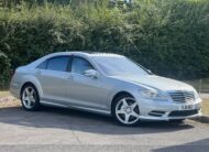 MERCEDES S550 2011, EXECUTIVE, 5.5 V8 PETROL FULLY LOADED, 5 SEATER, IRIDIUM SILVER PAINT, BLACK LEATHER INTERIOR
