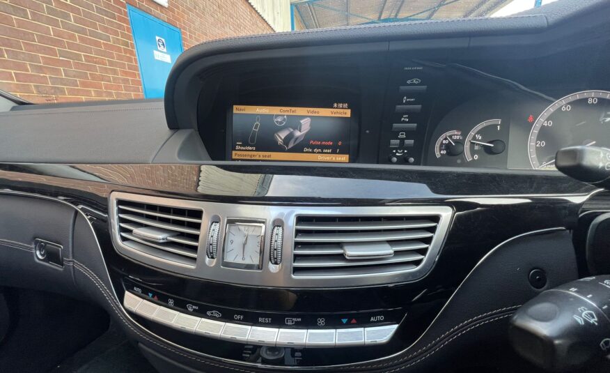 MERCEDES S550 2011, EXECUTIVE, 5.5 V8 PETROL FULLY LOADED, 5 SEATER, IRIDIUM SILVER PAINT, BLACK LEATHER INTERIOR