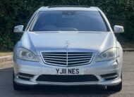MERCEDES S550 2011, EXECUTIVE, 5.5 V8 PETROL FULLY LOADED, 5 SEATER, IRIDIUM SILVER PAINT, BLACK LEATHER INTERIOR