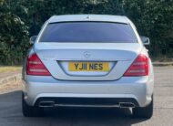MERCEDES S550 2011, EXECUTIVE, 5.5 V8 PETROL FULLY LOADED, 5 SEATER, IRIDIUM SILVER PAINT, BLACK LEATHER INTERIOR