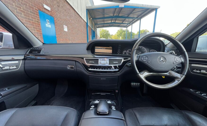 MERCEDES S550 2011, EXECUTIVE, 5.5 V8 PETROL FULLY LOADED, 5 SEATER, IRIDIUM SILVER PAINT, BLACK LEATHER INTERIOR