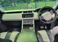 LAND ROVER RANGE ROVER SPORT SVR 2016, 5.0 V8 PETROL FULLY LOADED, 5 SEATER, ESTORIL BLUE PAINT, BLACK / BEIGE LEATHER INTERIOR