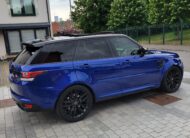 LAND ROVER RANGE ROVER SPORT SVR 2016, 5.0 V8 PETROL FULLY LOADED, 5 SEATER, ESTORIL BLUE PAINT, BLACK / BEIGE LEATHER INTERIOR