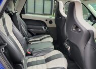 LAND ROVER RANGE ROVER SPORT SVR 2016, 5.0 V8 PETROL FULLY LOADED, 5 SEATER, ESTORIL BLUE PAINT, BLACK / BEIGE LEATHER INTERIOR