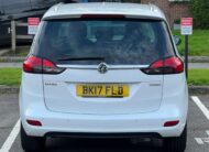 VAUXHALL ZAFIRA TOURER 2017, SRI NAV, 1.4 PETROL FULLY LOADED, 7 SEATER, GLACIER WHITE PAINT, BLACK CLOTH INTERIOR