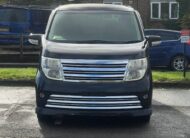 NISSAN ELGRAND 2007, AUTECH RIDER S, 3.5 V6 PETROL FULLY LOADED, 8 SEATER, MAJESTIC BLACK PAINT, BLACK / GREY CLOTH INTERIOR