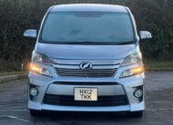 TOYOTA VELLFIRE 2012, 240Z PLATINUM SELECTION II, 2.4 PETROL FULLY LOADED, 7 SEATER, SILVER METALLIC PAINT, BLACK CLOTH INTERIOR