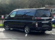 NISSAN ELGRAND 2007, AUTECH RIDER S, 3.5 V6 PETROL FULLY LOADED, 8 SEATER, MAJESTIC BLACK PAINT, BLACK / GREY CLOTH INTERIOR