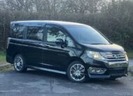 HONDA STEPWAGON 2013, SPADA COOL SPIRIT, 2.0 PETROL FULLY LOADED, 8 SEATER, ALLOYS, PREMIUM BLACK PEARL PAINT, BLACK HALF LEATHER INTERIOR