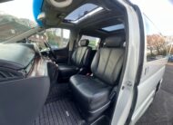 NISSAN ELGRAND 2007, HIGHWAY STAR, 3.5 V6 PETROL FULLY LOADED, 8 SEATER, SUNROOF, WHITE PEARL PAINT, BLACK LEATHER INTERIOR