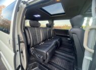 NISSAN ELGRAND 2007, HIGHWAY STAR, 3.5 V6 PETROL FULLY LOADED, 8 SEATER, SUNROOF, WHITE PEARL PAINT, BLACK LEATHER INTERIOR