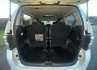 TOYOTA VELLFIRE 2009, 240X, 2.4 PETROL FULLY LOADED, 8 SEATER, SUNROOF, WHITE CRYSTAL SHINE PAINT, BLACK CLOTH INTERIOR