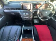 NISSAN ELGRAND 2008, AUTECH RIDER NISMO SPEC, 2.5 V6 PETROL FULLY LOADED, 8 SEATER, WHITE PEARL PAINT, BLACK LEATHER INTERIOR