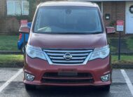 NISSAN SERENA 2015, HIGHWAY STAR, 2.0 PETROL HYBRID FULLY LOADED, 8 SEATER, ORANGE METALLIC PAINT, BLACK CLOTH INTERIOR