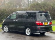 TOYOTA ALPHARD 2008, V SPEC CAMPER CONVERTED, 3.0 V6 PETROL FULLY LOADED, 5 SEATER, BLACK MICA PAINT, GREY CLOTH INTERIOR